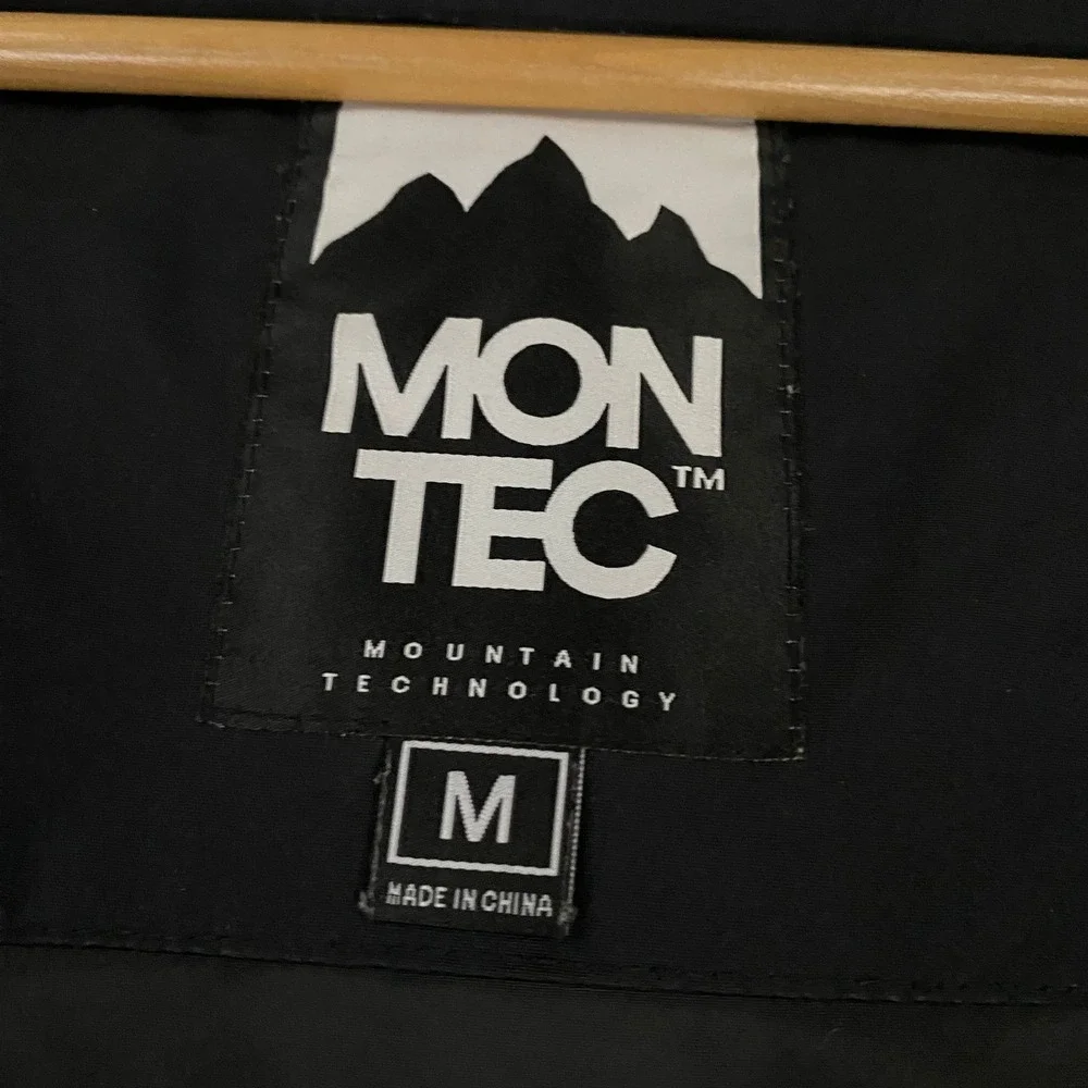 Montec Doom Ski Jacket Mens Medium Black Waterproof Snow Winter Anorak FW22